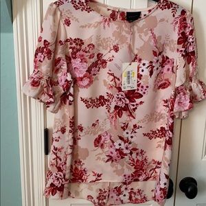 NWT Alex Marie floral blouse